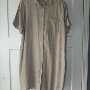 Old Navy Beige Midi Dress